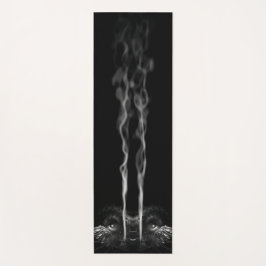 Tapete De Yoga Fumaça de Dragão Negro