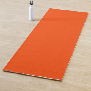 Tapete De Yoga Fundo texturizado laranja calmo e simples