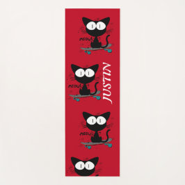 Tapete De Yoga Gangue de gatos retrorreflectores