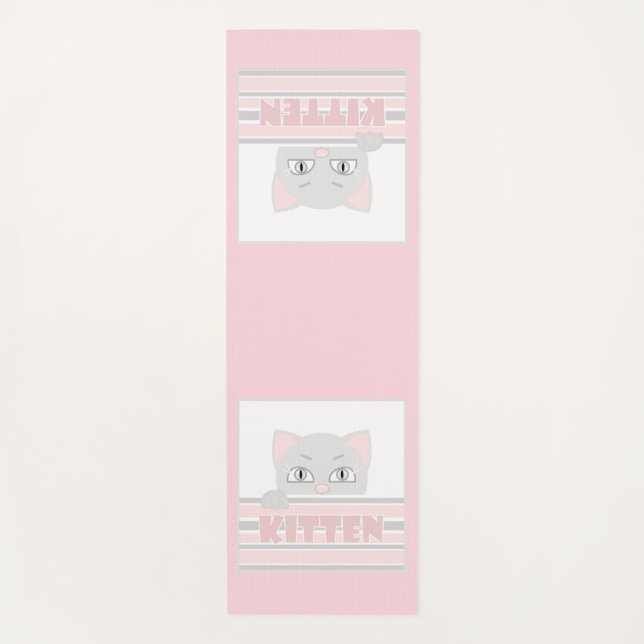 Tapete De Yoga Gatinho (Frente)