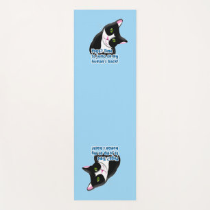 Tapete De Yoga Gato de Yoga Engraçado