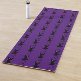 Tapete De Yoga Gato Deslizante Engraçado Arranhando Patas Garras