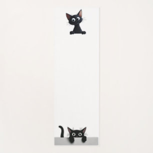 Tapete De Yoga Gato Negro Ioga Mat
