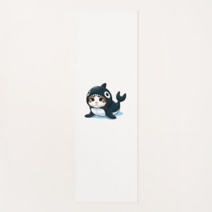 Tapete De Yoga Gato no Figurino de Orca