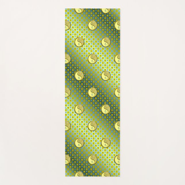 Tapete De Yoga Gemini e Cobra de metal (Frente)