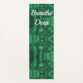 Tapete De Yoga Gemstone Bright Green - Abstrato de padrão Gem