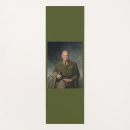 Tapete De Yoga General Dwight Eisenhower 5 Star - Retrato Pintado