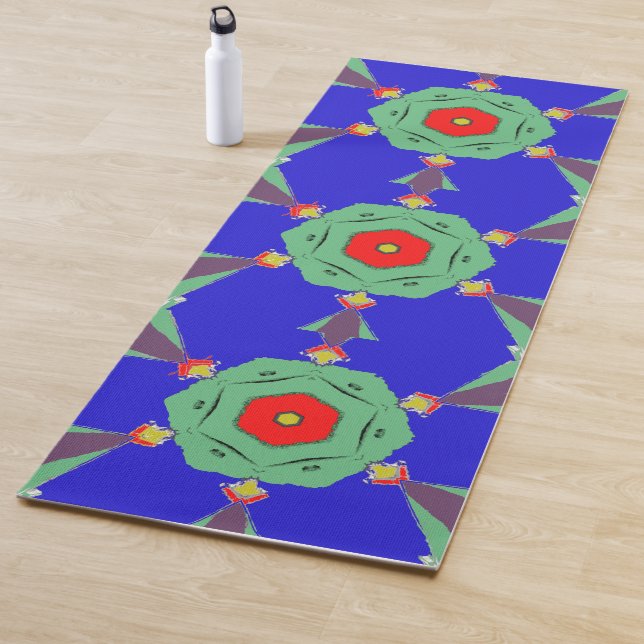 Tapete De Yoga 🌀 Geometric Mandala Yoga Mat (In Situ)