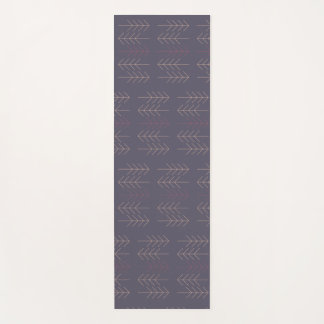 Tapete De Yoga Geométrico Roxo