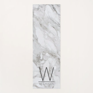 Tapete De Yoga ginásio Moderno Marble Monograma