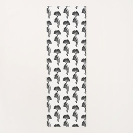 Tapete De Yoga Gingko Leaf Lino Impressão