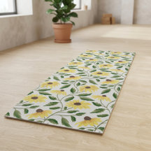 Girassol Amarelo Verde Flor Silvestre Aquarela