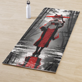 Tapete De Yoga girl forest red path manga hellsing fan art