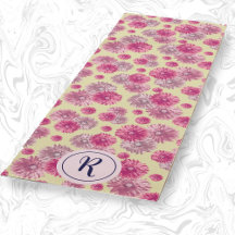 Girly Floral Com Giro De Flores Modernas De Pastel