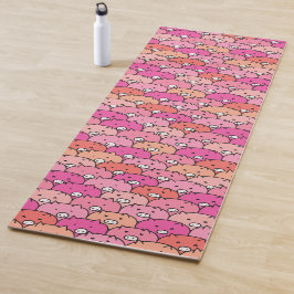 Tapete De Yoga Girly Funny Pig Pattern