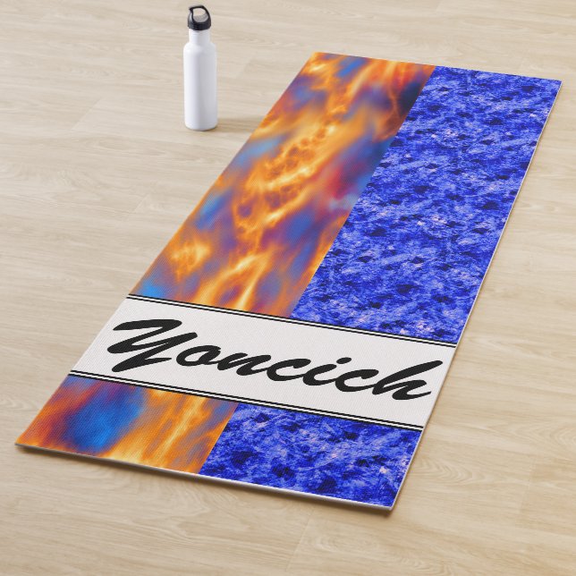 Tapete De Yoga Glaciem et Ignis por Kenneth Yoncich (In Situ)