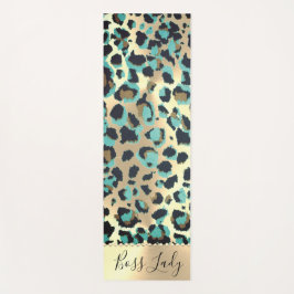 Tapete De Yoga Glam Leopard Boss Lady Yoga Mat