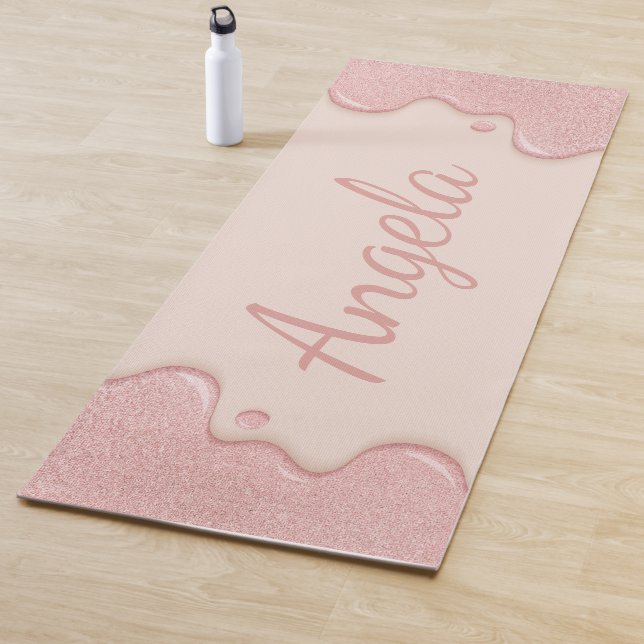 Tapete De Yoga Glitter Paint Drip (In Situ)