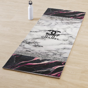 Tapete De Yoga Glitter Rosa - Mat Yoga