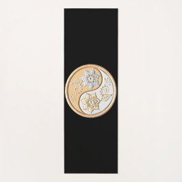 Tapete De Yoga Gold & Silver Yin Yang 