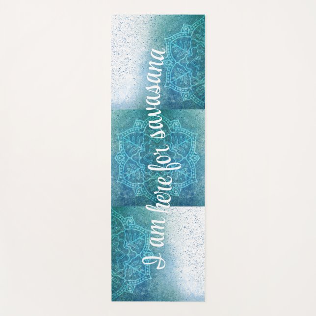 Tapete De Yoga Gradient Mandala Blocks (Frente)