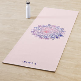 Tapete De Yoga Gradiente Mandala Lotus Flower Yoga Mat [3]