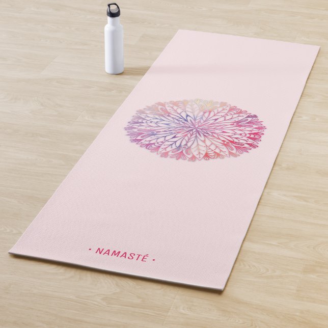 Tapete De Yoga Gradiente Mandala Lotus Flower Yoga Mat [6] (In Situ)