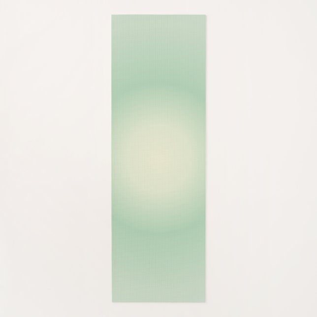 Tapete De Yoga Gradiente Taurus Aura Zodiac, Gradiente Aura Verde (Frente)