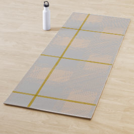 Tapete De Yoga grama + Xadrez do céu