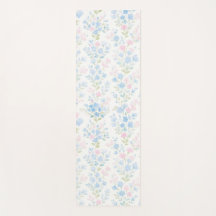 Grandmillennial Floral Yoga Mat