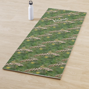 Tapete De Yoga Grãos Secos Natureza Personalizada