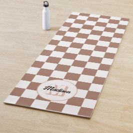 Tapete De Yoga Graus-chefiadores, mocha, branco, retrorreflector 