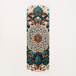 Tapete De Yoga Green Mandala Harmony Yoga Mat (Um Lado)