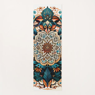 Tapete De Yoga Green Mandala Harmony Yoga Mat (Um Lado)