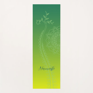 Tapete De Yoga Green Mandala Yoga Mat