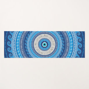 Tapete De Yoga Grego Mati Mataki - ornamento #2 do olho mau de