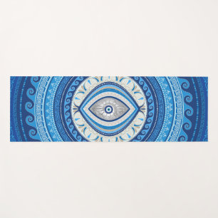 Tapete De Yoga Grego Mati Mataki - ornamento grego do olho mau