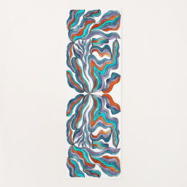 Tapete De Yoga Groovy Watercolor