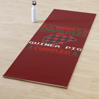Tapete De Yoga Guiné Pig Natal Pajama Mostra Natal Feio