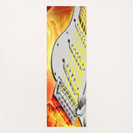 Tapete De Yoga Guitarra Elétrica Art 2