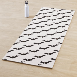 Tapete De Yoga Halloween, Padrão De Morcegos, Truque Ou Tratament