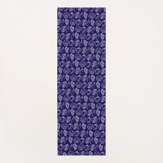 Tapete De Yoga Hand-drawn Seashell Patterned Yoga Mat