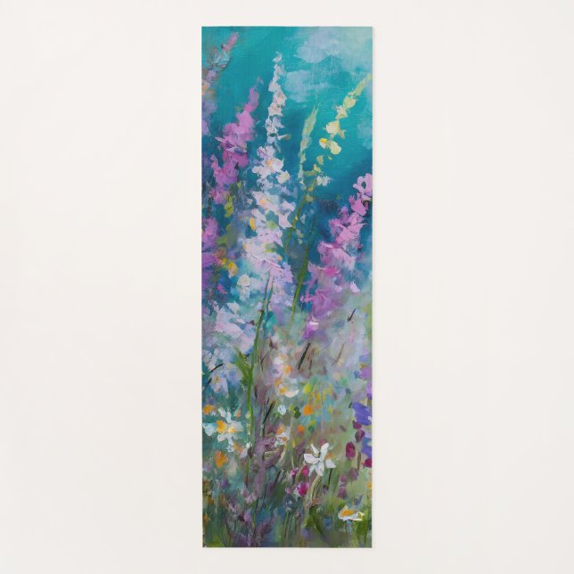 Tapete de Yoga Harmonia Floral (Frente)