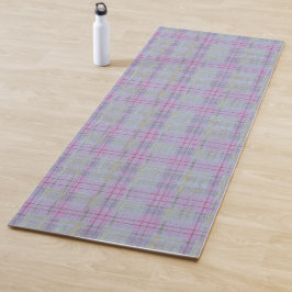 Tapete De Yoga Harmonia Xadrez Lavanda