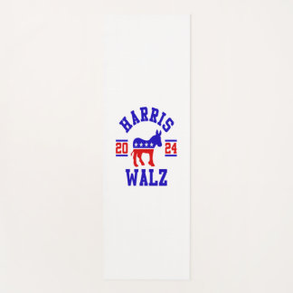 Tapete De Yoga Harris Walz 2024 para o Presidente Patriótico Demo