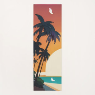 Tapete De Yoga Havaiano/Aloha/Tropical/praia