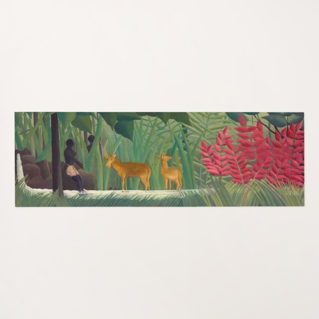 Tapete De Yoga Henri Rousseau - A Quebra d'Água (Verso (Horizontal))