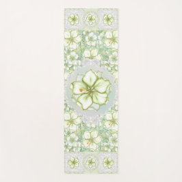 Tapete De Yoga Hibiscus & lace WHITE