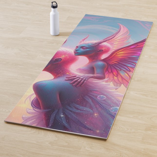 Tapete De Yoga Hüterinnen des Himmels – Elara & Vireya (In Situ)