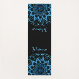 Tapete De Yoga Ice Blue Mandala Flor Yoga Mat
